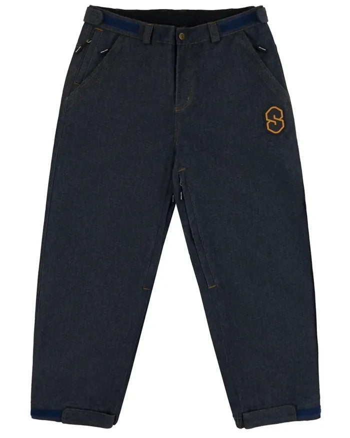3 Ply Denim Snow Pants - Dark Denim