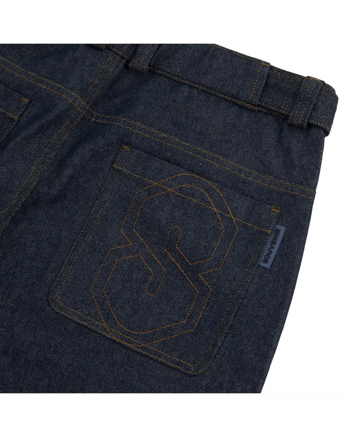 3 Ply Denim Snow Pants - Dark Denim
