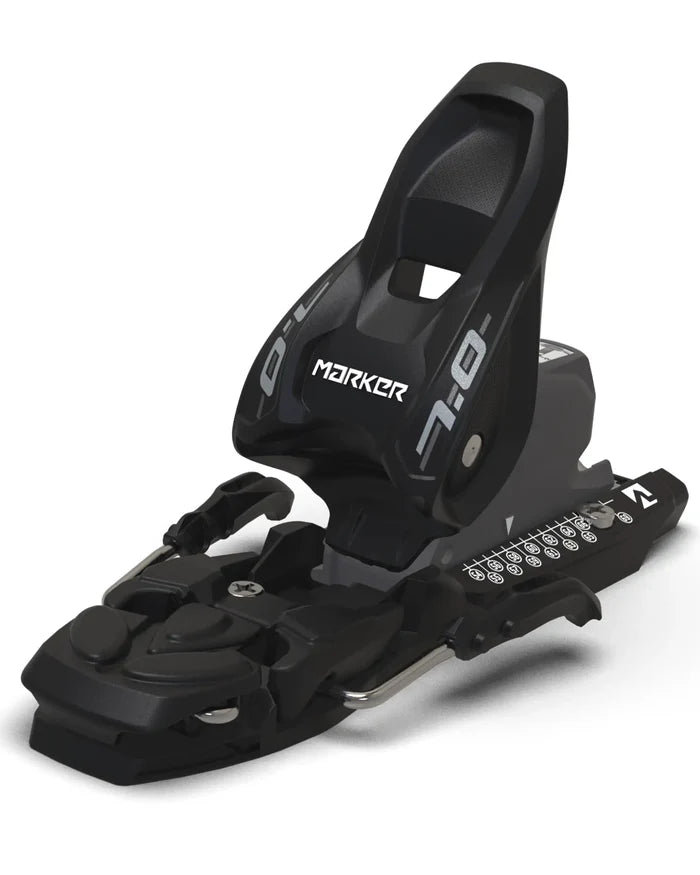 7 Youth Ski Bindings - Black/Anthracite 2027