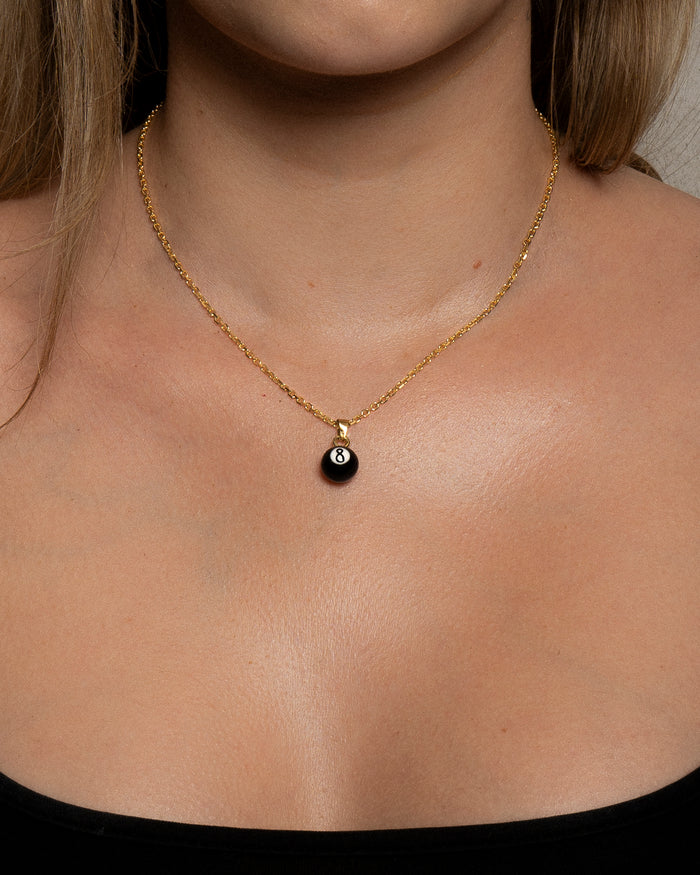 8 Pool Ball Necklace