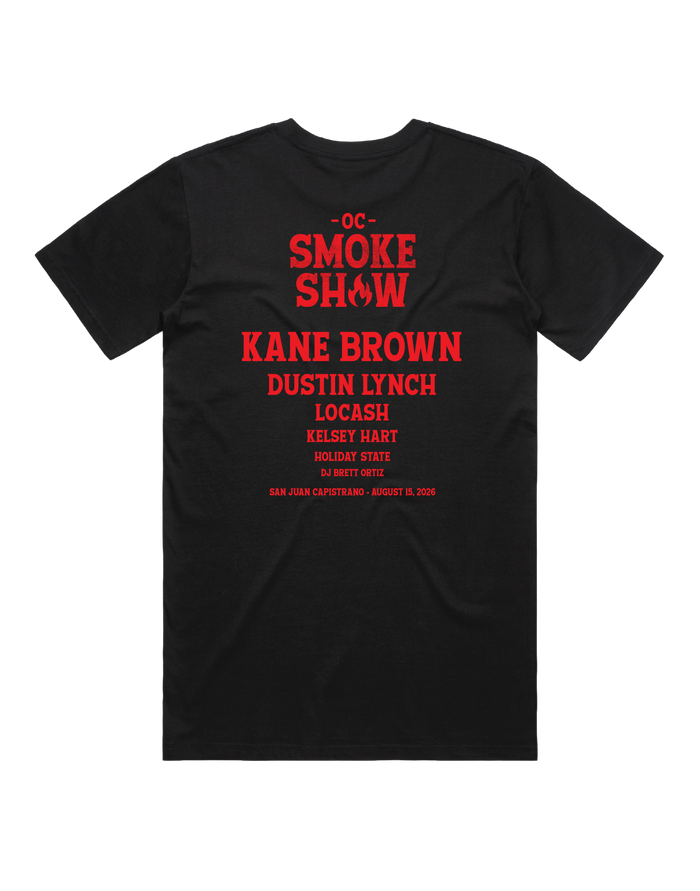 8.15.2026 OC Smoke Show - Black Tee