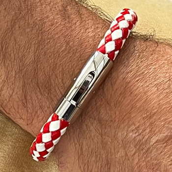 8mm Thick Leather Bracelet