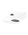 Adre Script Visor Flexfit Hat - Blanc