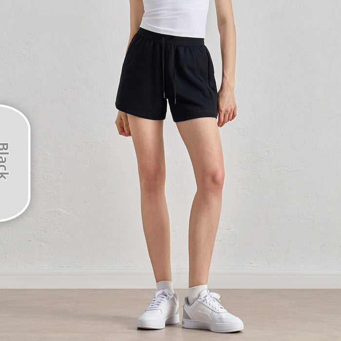 Air Layer Loose And Simple Yoga Shorts