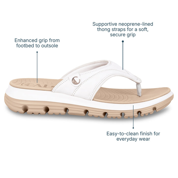 AllDay Glide Beige Slides