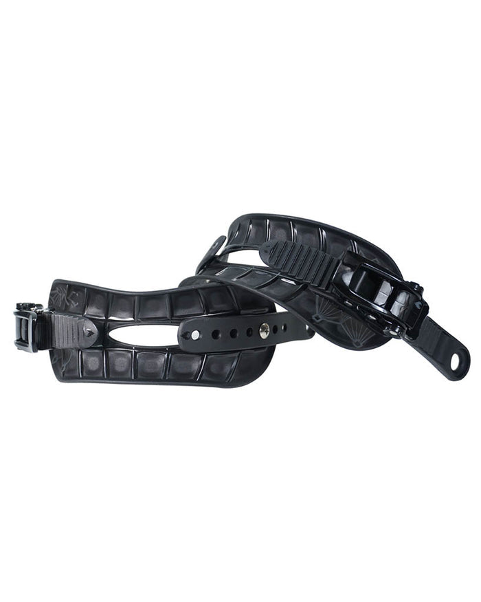 Arc Pillow Line Ankle Straps - Black - Boutique Adrenaline