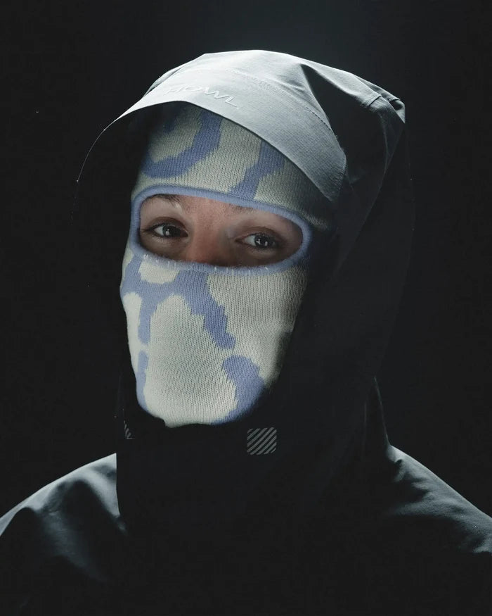 Arcade Facemask Balaclava - White/Blue