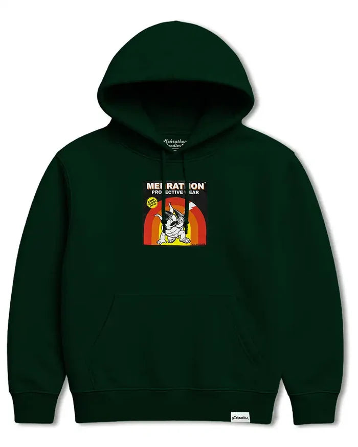 Armehr-All Midweight Hoodie - Forest Green