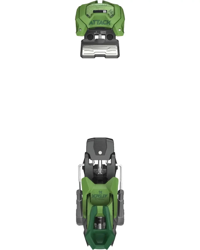 Attack 14 Gw Ski Bindings - Green 2027