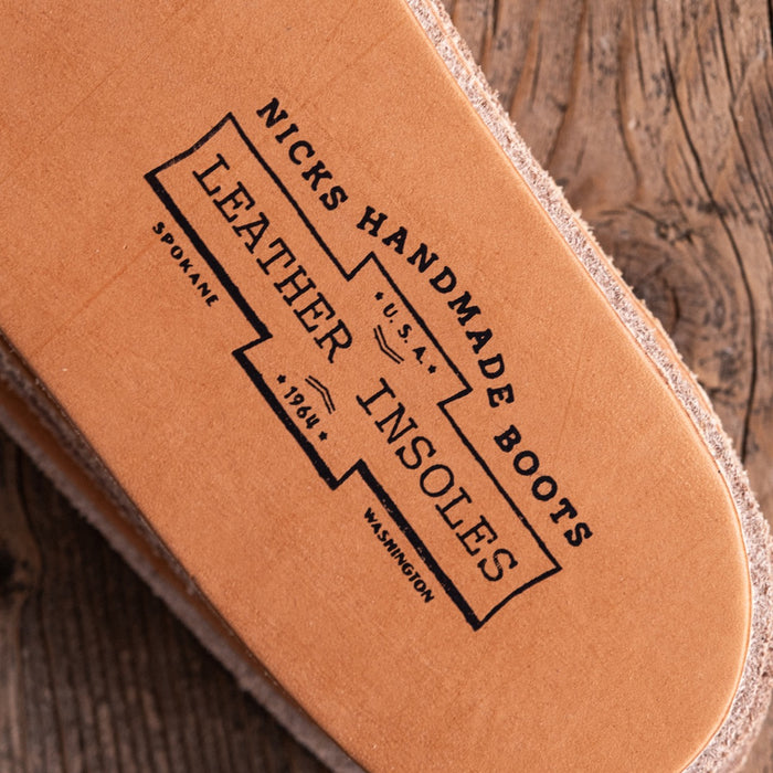 * Backordered / Veg Tan Leather Insoles – Thin (4–5oz) | Extend Boot Life Without Adding Bulk