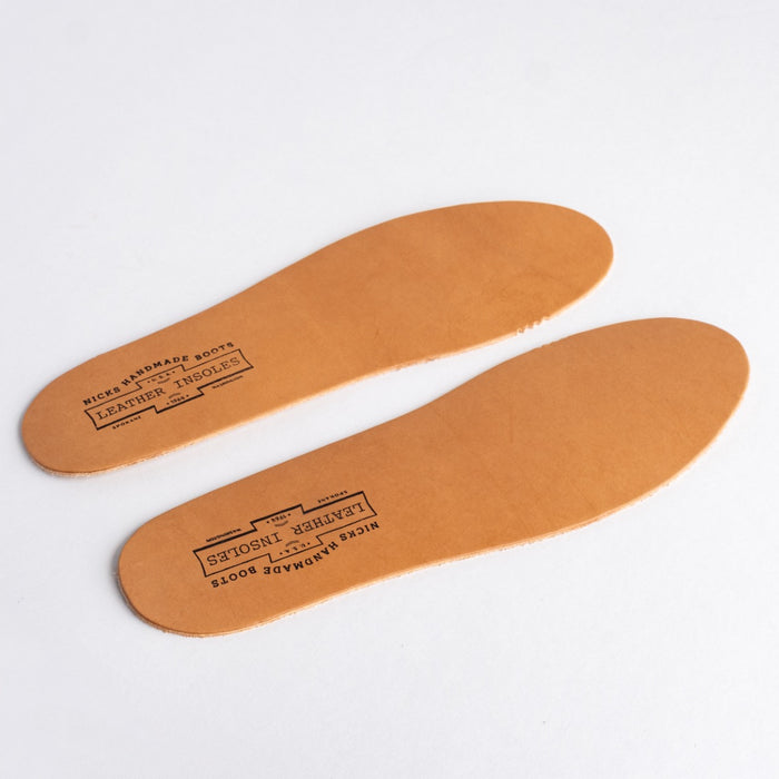 * Backordered / Veg Tan Leather Insoles – Thin (4–5oz) | Extend Boot Life Without Adding Bulk