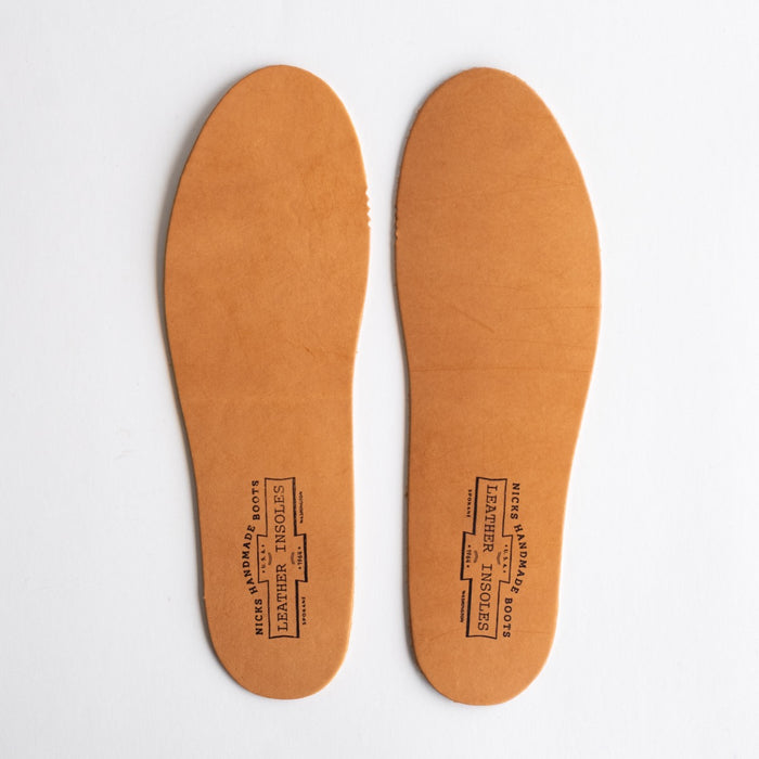 * Backordered / Veg Tan Leather Insoles – Thin (4–5oz) | Extend Boot Life Without Adding Bulk
