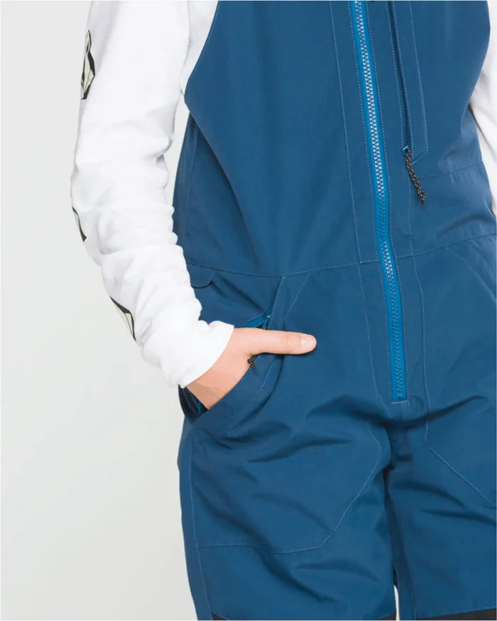 Barkley Insulated Youth Snow Bib - Blue