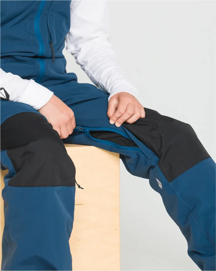 Barkley Insulated Youth Snow Bib - Blue