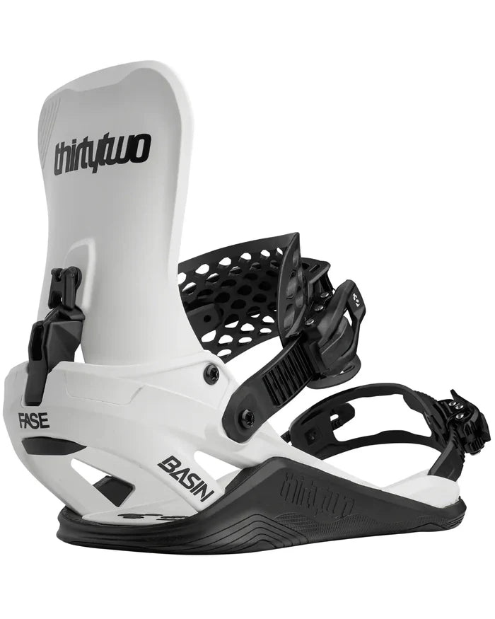 Basin Fase Snowboard Bindings - White 2027