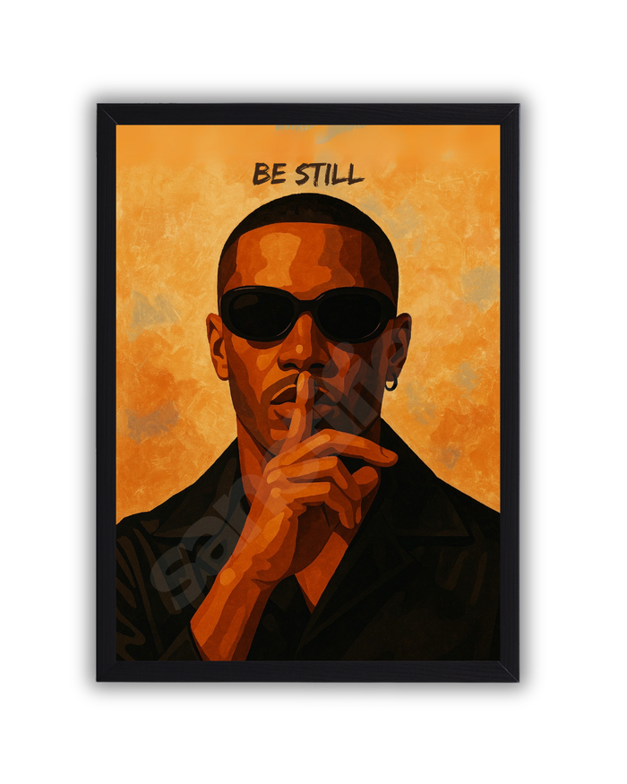 "Be Still: Psalm 46:10" - Wall Art