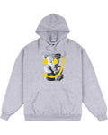 Bear Hoodie - Heather Grey