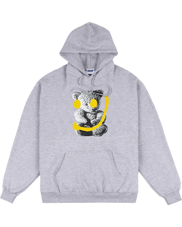 Bear Hoodie - Heather Grey