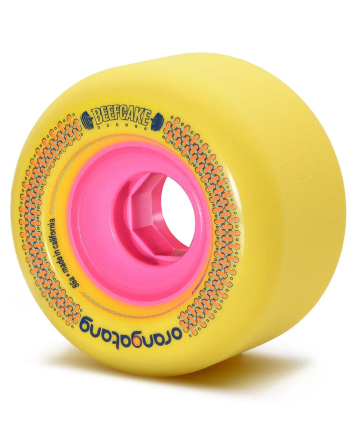 Beefcake Longboard Wheels - Yellow