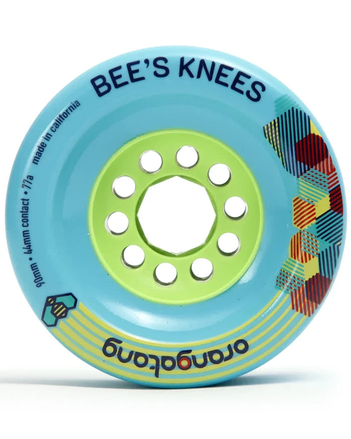 Bees Knees Longboard Wheels - Blue