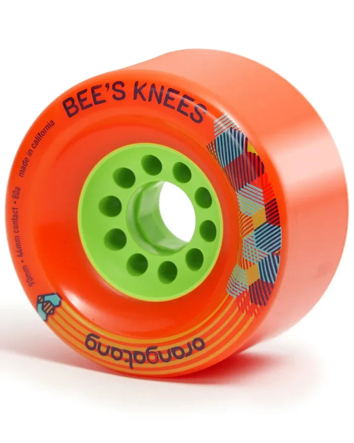 Bees Knees Longboard Wheels - Orange