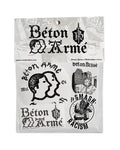 Béton Armé Smash Racism Sticke Diverse
