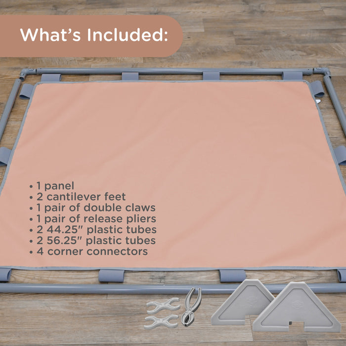 Big Screen PlayPanel® | Clay Free-Standing Classroom Divider with Feet