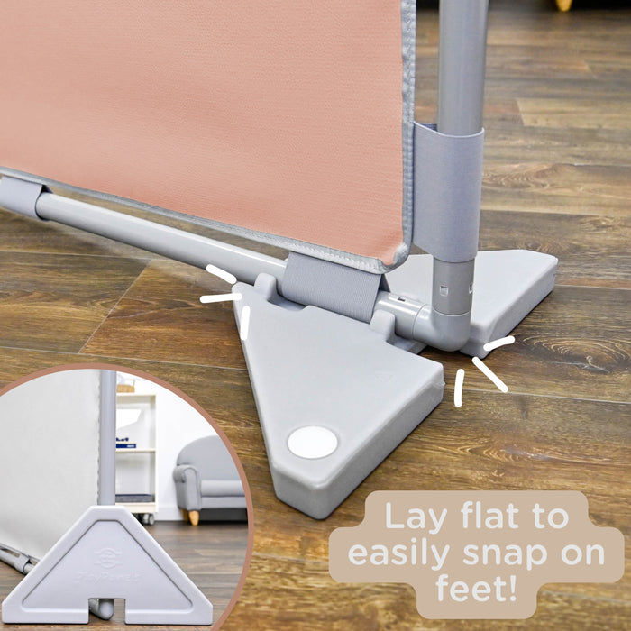 Big Screen PlayPanel® | Clay Free-Standing Classroom Divider with Feet