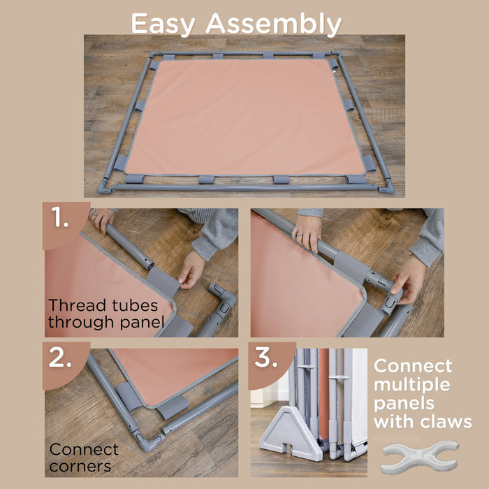 Big Screen PlayPanel® | Clay Free-Standing Classroom Divider with Feet