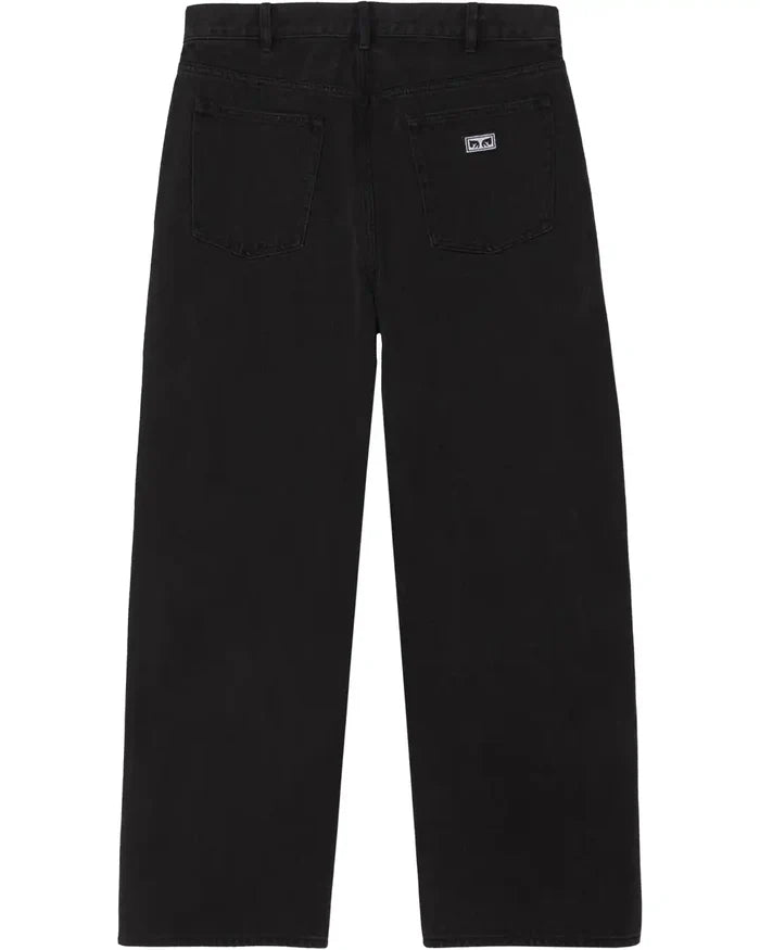 Bigwig Baggy Denim Jeans - Washed Black