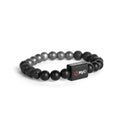 Black Agate + Lava Rock + Iron Ore