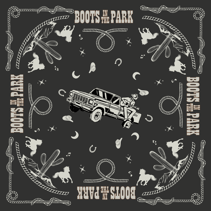 Black Boots In The Park Bandana