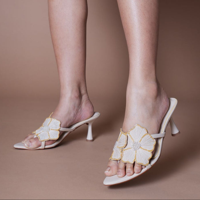 Bloom Yellow Heels