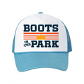 Blue Sunset Foam Trucker Rope Hat