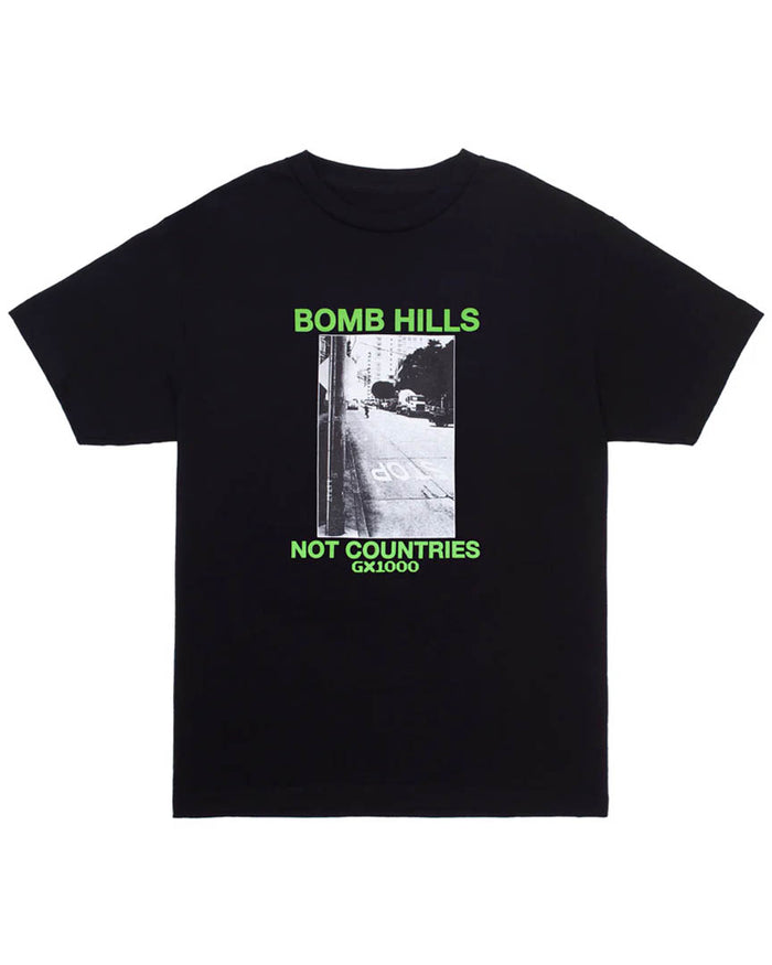 Bomb Hills Not Countries T-Shirt - Black