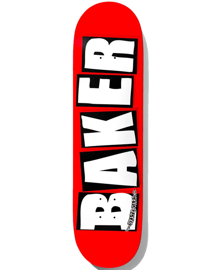 Brand Logo Skateboard Deck - White