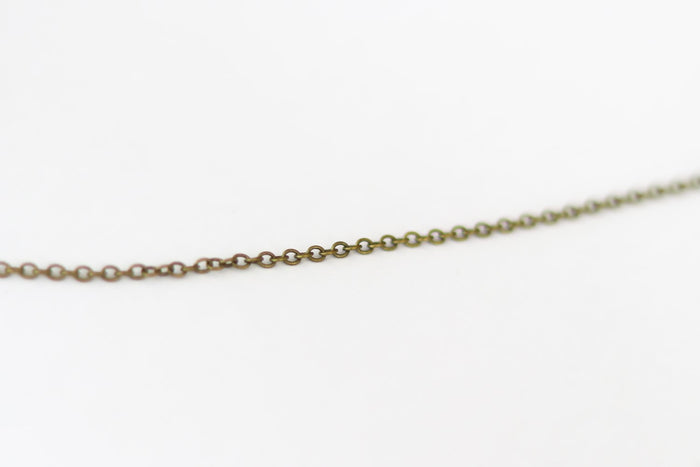 Bronze Om pendant chain necklace for men Yoga Meditation jewelry for him