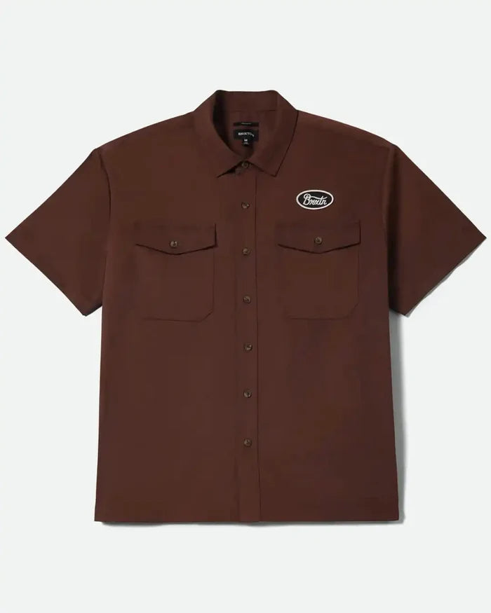 Builders Olson Woven Shirt - Chocolate