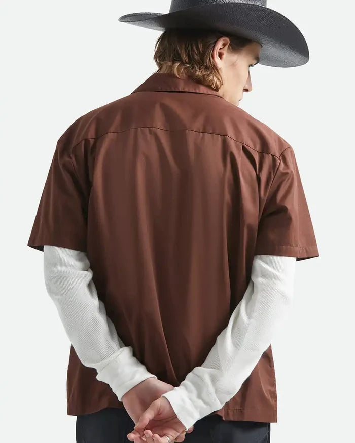 Builders Olson Woven Shirt - Chocolate
