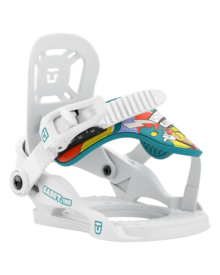 Cadet One Kids Snowboard Bindings - White 2027