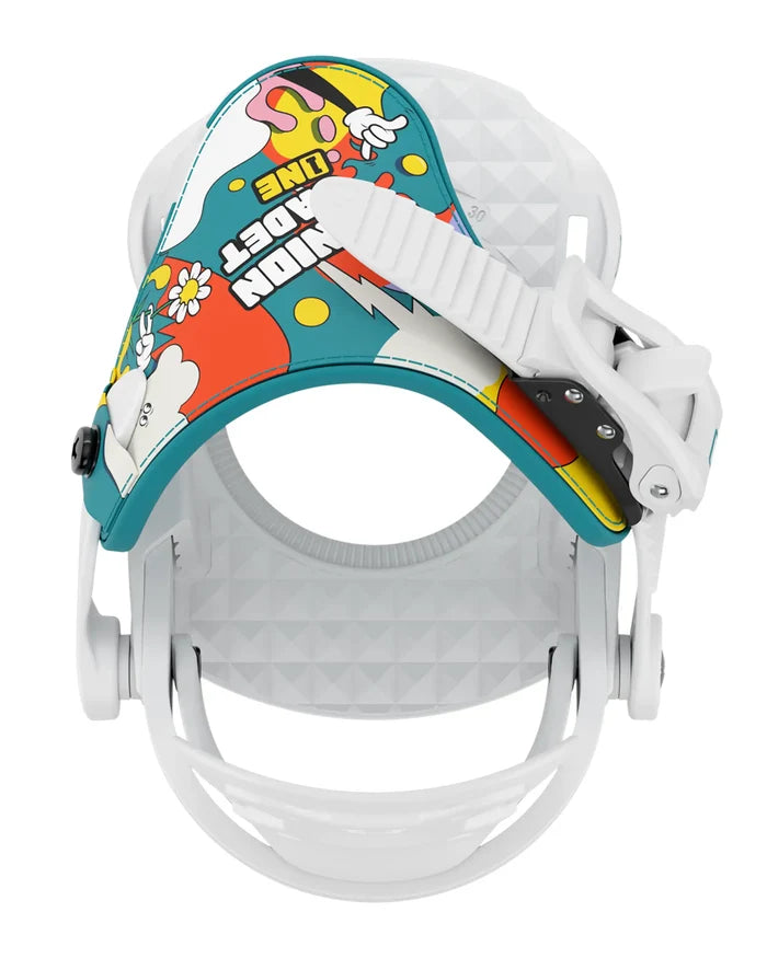 Cadet One Kids Snowboard Bindings - White 2027