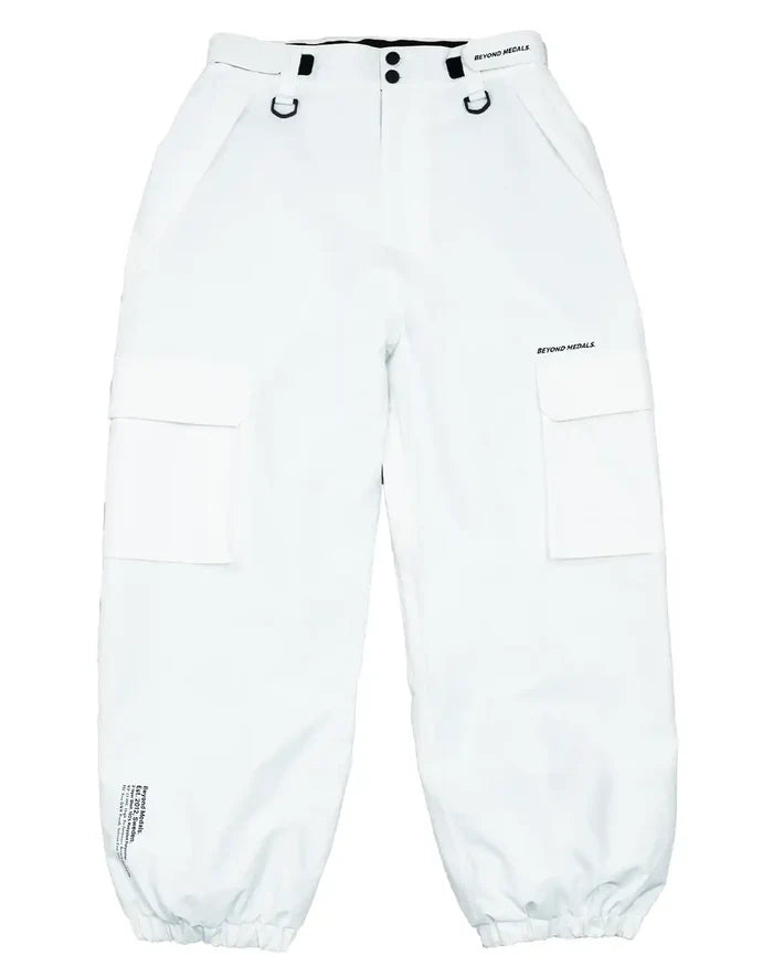 Cargo 2L Snow Pants - White