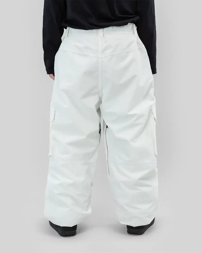 Cargo 2L Snow Pants - White