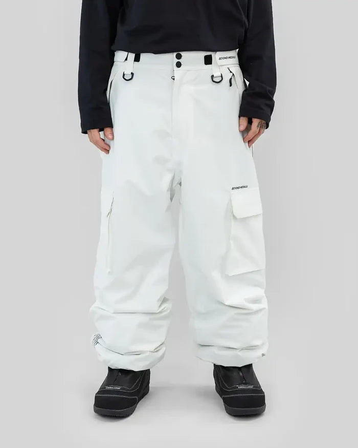 Cargo 2L Snow Pants - White