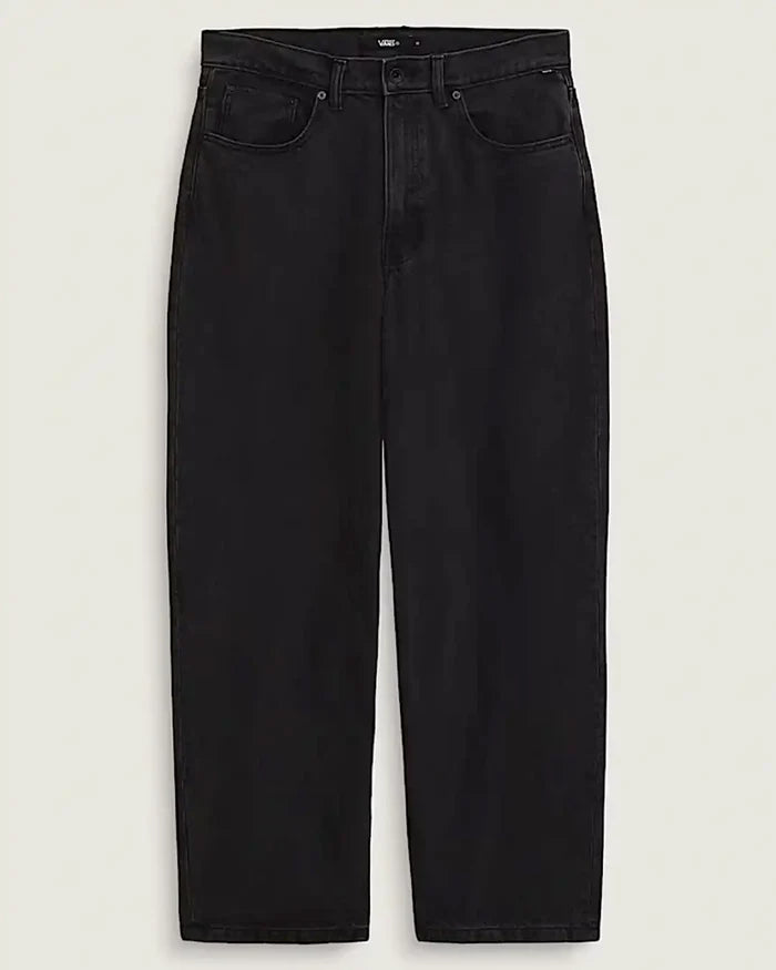 Check-5 Baggy Denim Jeans - Black