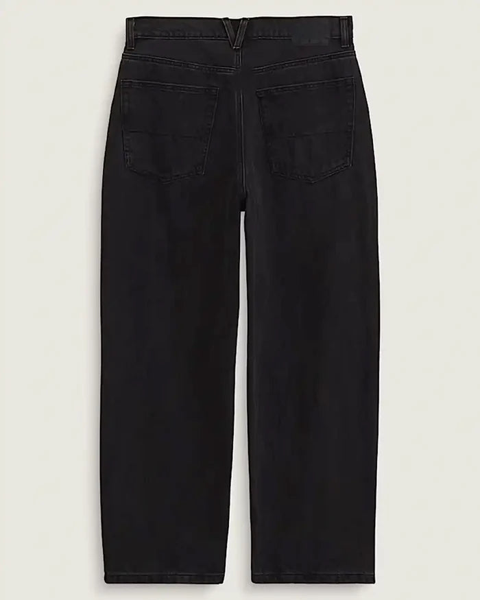 Check-5 Baggy Denim Jeans - Black
