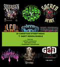 Christian Streetwear T-Shirt Design Bundle