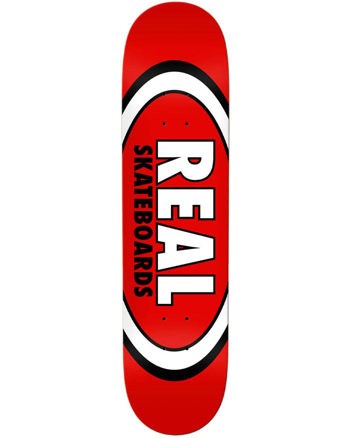 Classic Oval Skateboard Deck - Red 8.12
