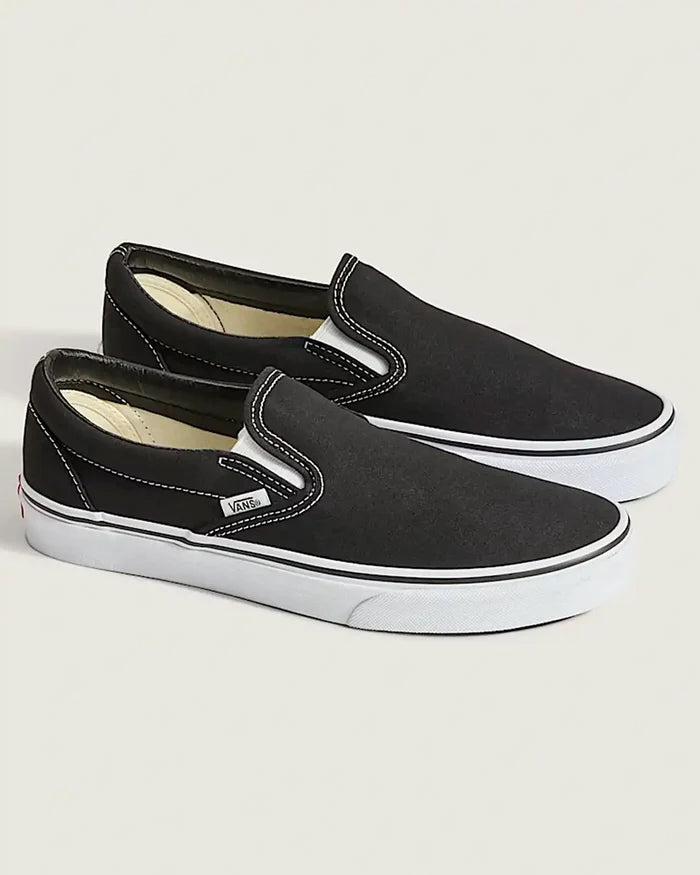 Classic Slip-On Shoes - Black