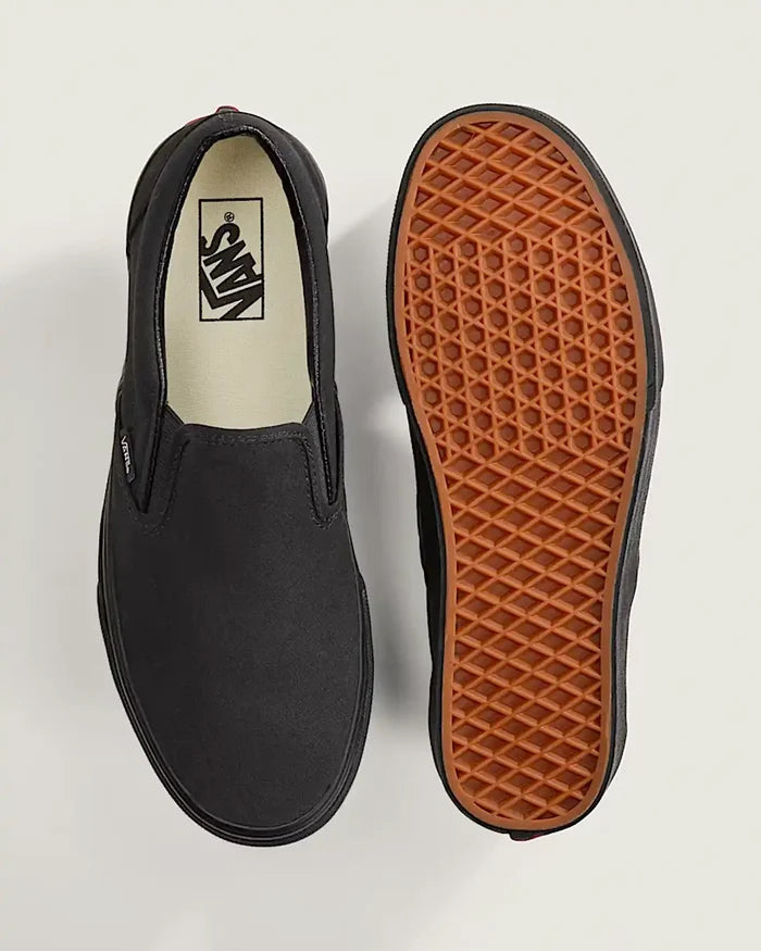 Classic Slip On Shoes - Black/Black